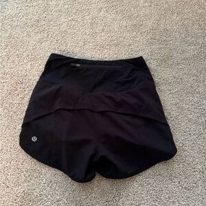 lululemon athletica Women's Black Athletic Shorts